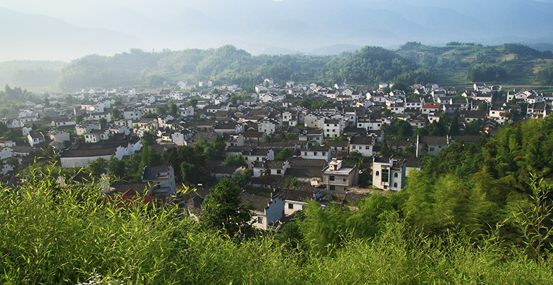 江村村居全景（李艾君摄）